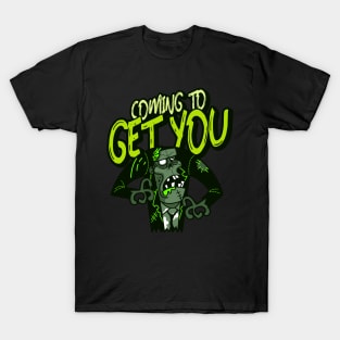 Coming To Get You Funny Zombie Halloween Design T-Shirt